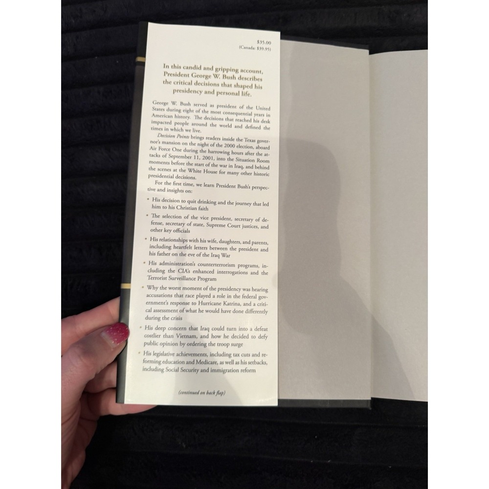 Decision Points by George W. Bush/H.C/First Edition‎ - Picture 7 of 11